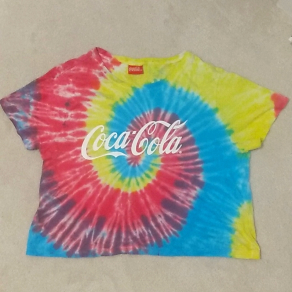 Coca Cola | Tie Dye Tee Shirt Short Sleeves Large